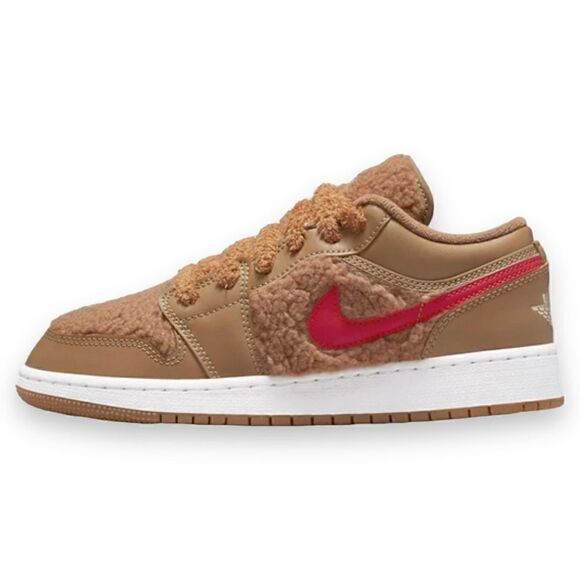 Nike Jordan (GS) Air Jordan 1 Low Utility 'Teddy Bear' - Picture 1 of 11